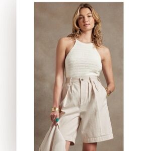 Banana Republic High Waisted Denim Shorts NWOT